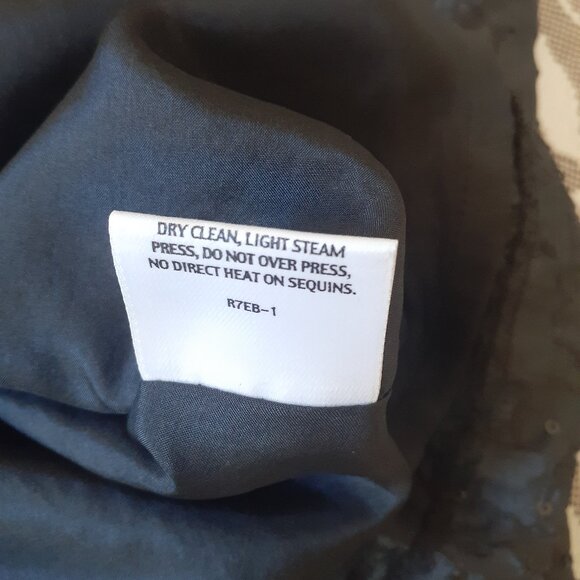 Eileen Fisher Silk Sequin  Shift Mini Dress - Picture 11 of 16